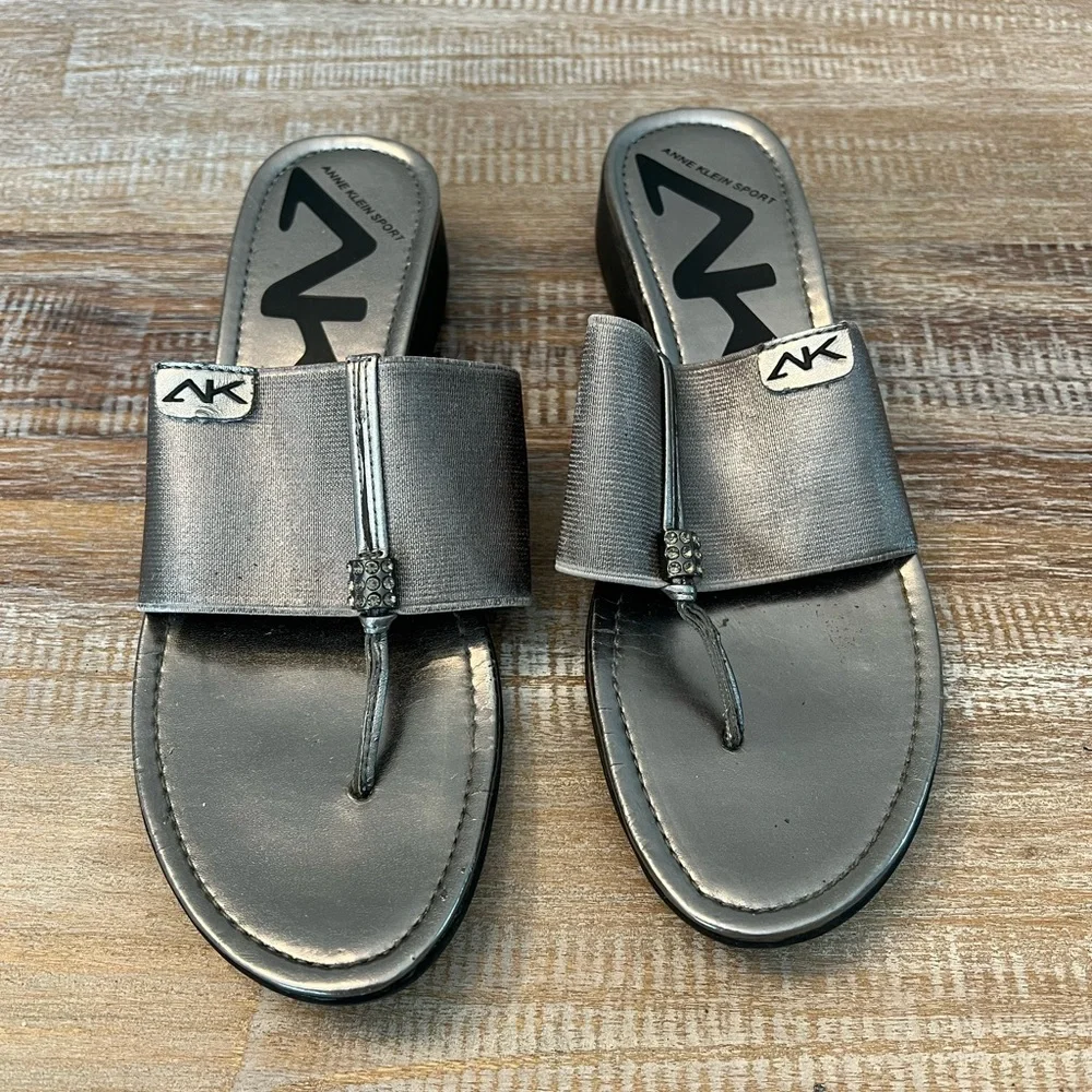 Anne Klein Sport Woman Sandals Size 8 - Picture 1 of 4
